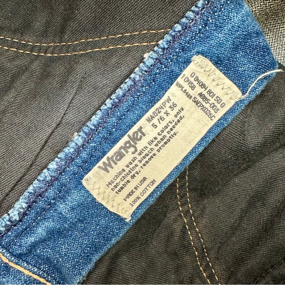 Wrangler Silverlake Jeans Womens 5 /6 X36 High Waisted Bareback USA MADE Vintage - Picture 4 of 11
